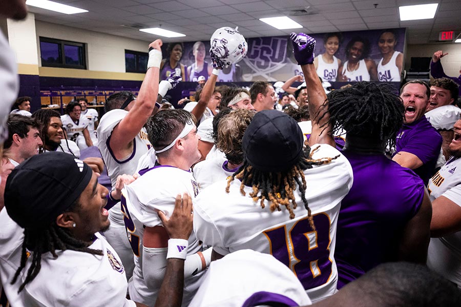 Western Illinois University Football Team Celebration